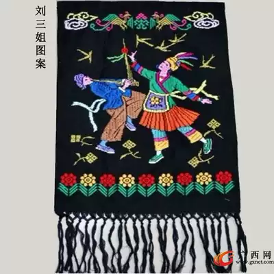 Ethnic minority characteristic crafts Liu Sanjie wall hanging Zhuangjin living room decorations Guangxi special gifts