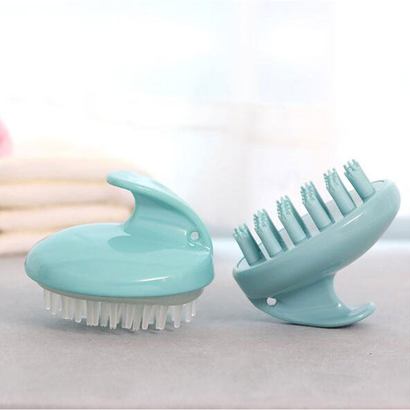 Japanese Shambolic adult scalp Clean massage Comb Grown-up Silicone Gel Shampoo Brush Head Cleaner Head Wash Brush-Taobao