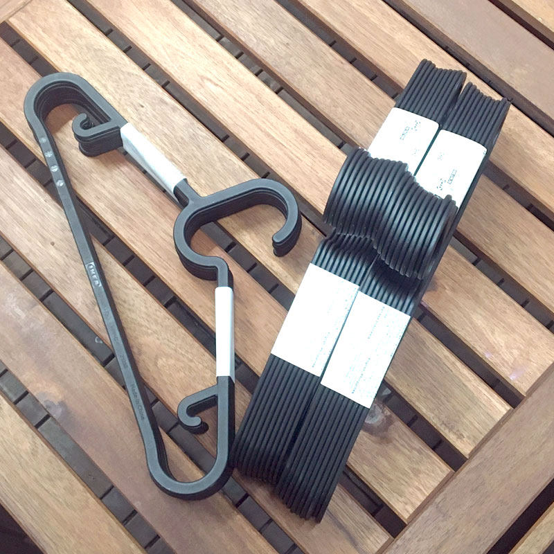 Ikea Esting Clothes Hanger Plastic Belt Hook Adult Clothes Hanger Anti Slip Without Mark Hanging Hanger Student Dorm Clothes Brace-Taobao