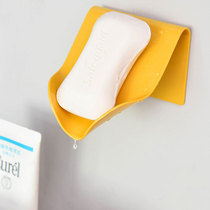 Punch-free soap box bathroom drain wall-mounted soap box plastic soap holder toilet suction tray