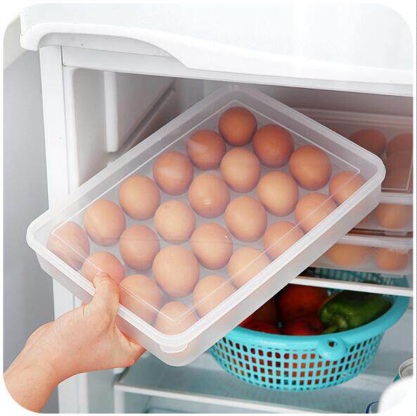 Japan Fridge Egg Box Home Preservation Storage Box Kitchen eggs Shelves Tooed eggs Contained Gods-Taobao