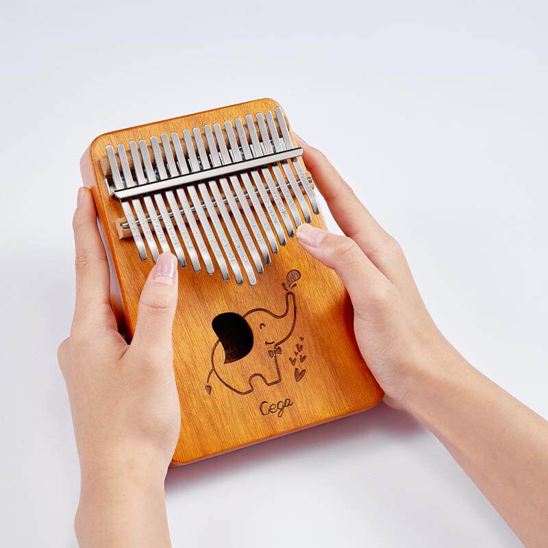 Mini-violin 21 tone thumbs light Kalimbacon 17 Sound kalimba Easy violin small instrument violin bag