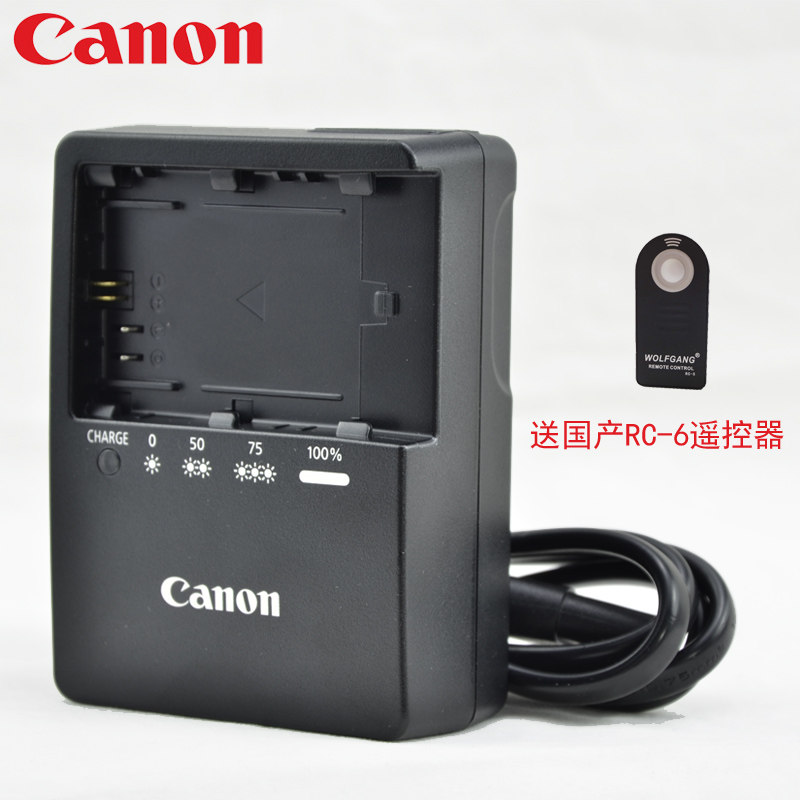 Canon EOS R 5D2 3 4 6D 6D2 7D 7D2 70D 80D LPE6 original battery charger