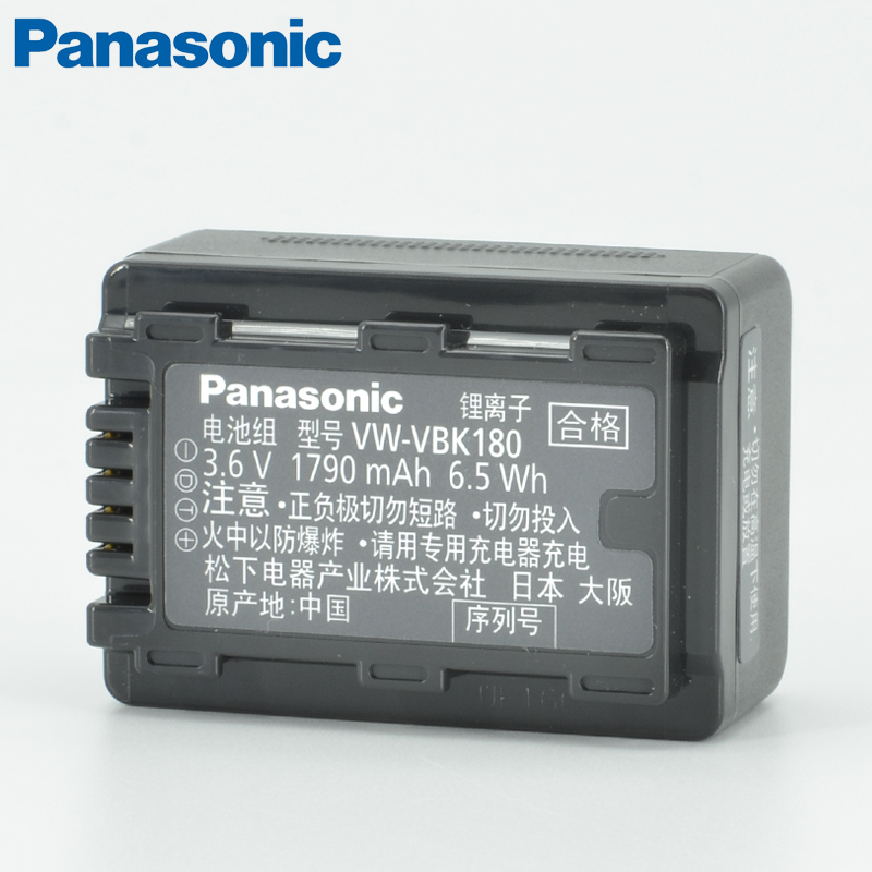 Panasonic VW-VBK180 SD80 HS80 V10 V500 V500 SD60 SD60 SD60 original battery