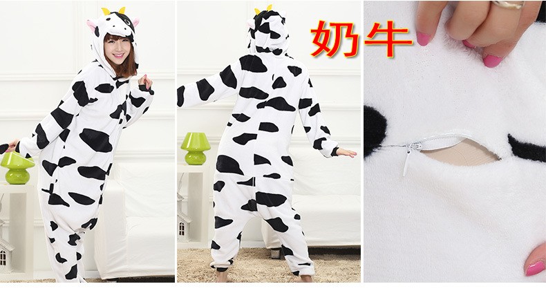 Người lớn phim hoạt hình động vật đồ ngủ một mảnh dễ thương đôi nam nữ mô hình XL hiệu suất trang phục nhà vệ sinh phiên bản pijama đôi