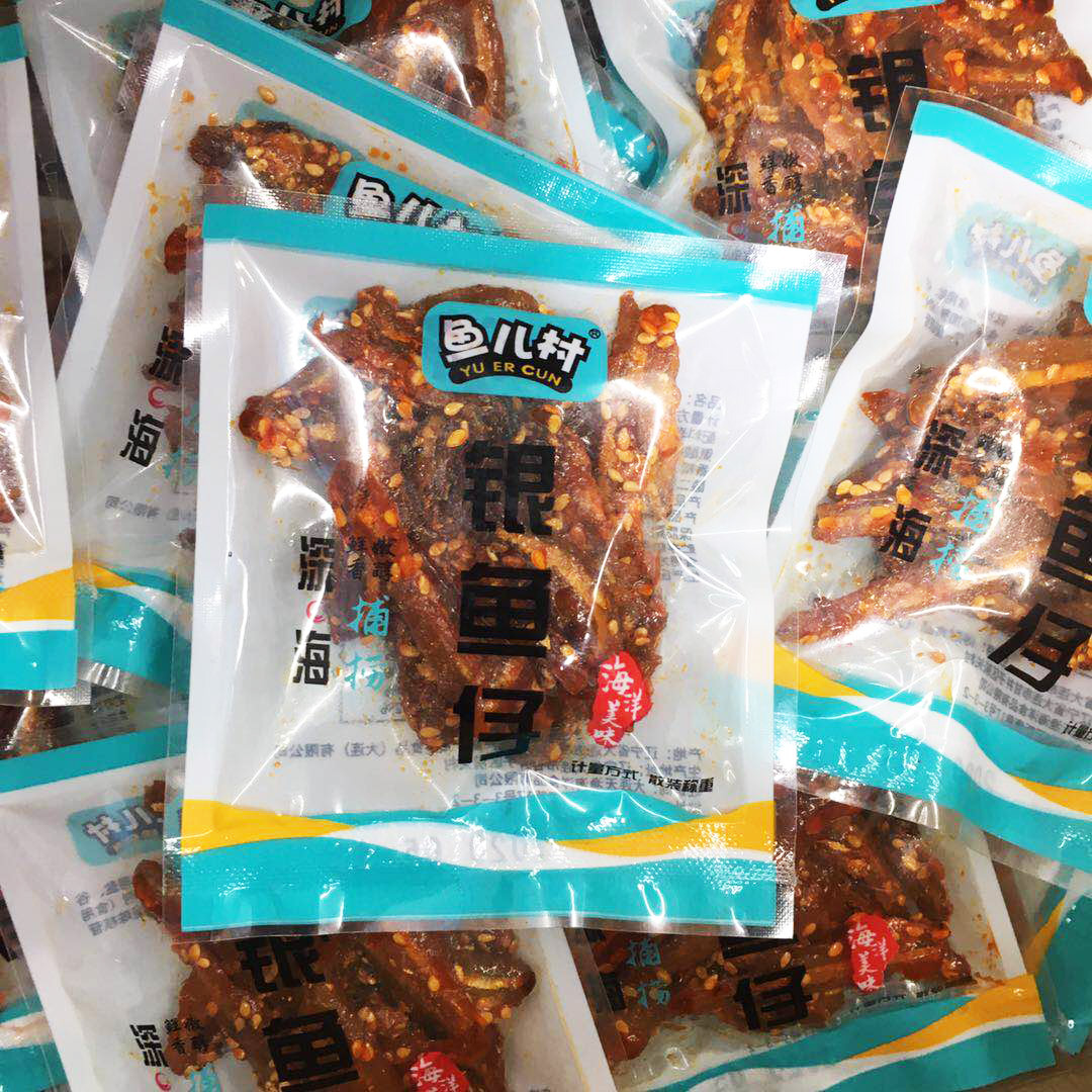 Dalian Teryield Fish Village Silver fisher 1000 grams of honey sweet and spicy little fish dry and independent packaging ready-to-eat seafood snacks