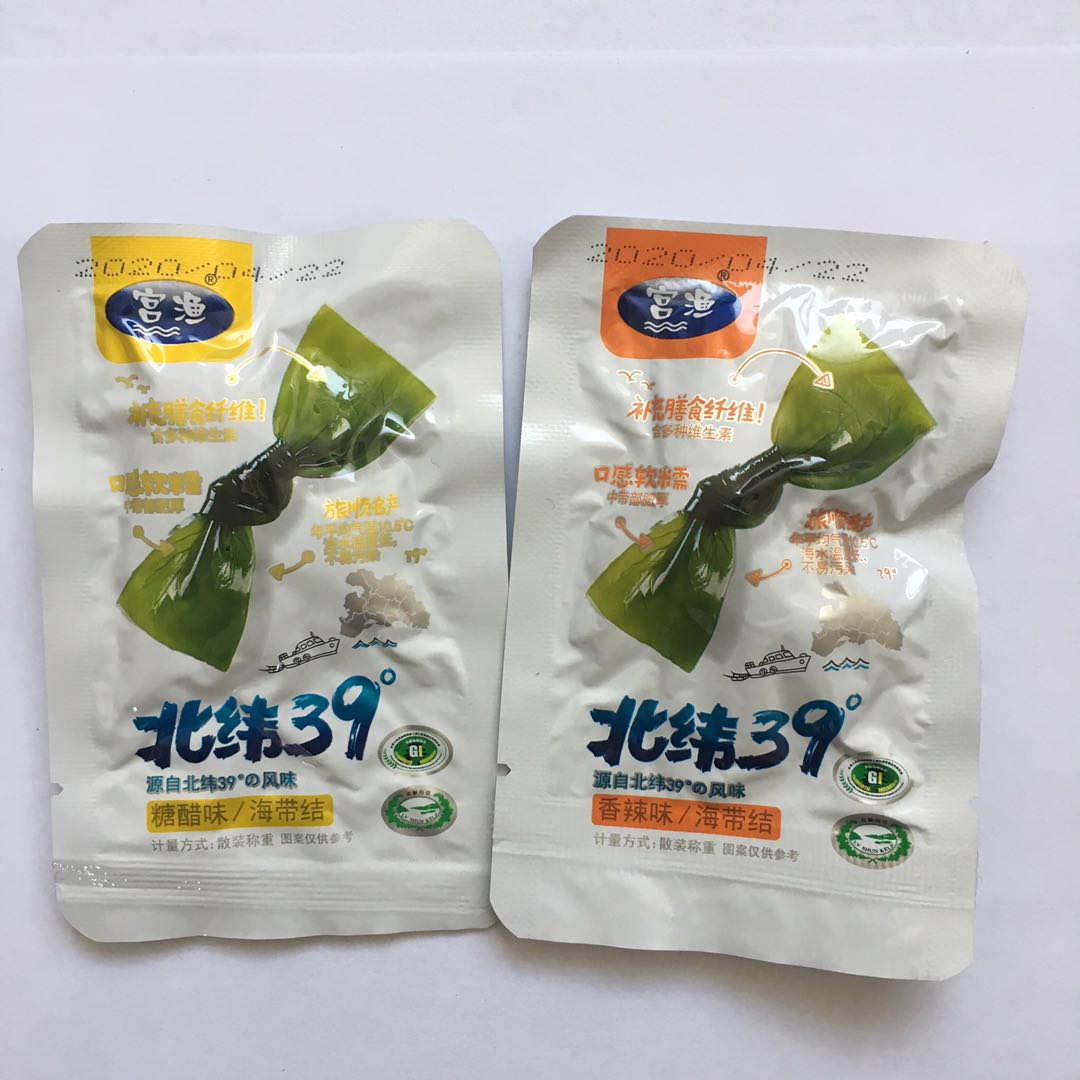 Gongyu kelp knot 1000g instant sweet and sour spicy kelp silk small snack seaweed seaweed wakame snack