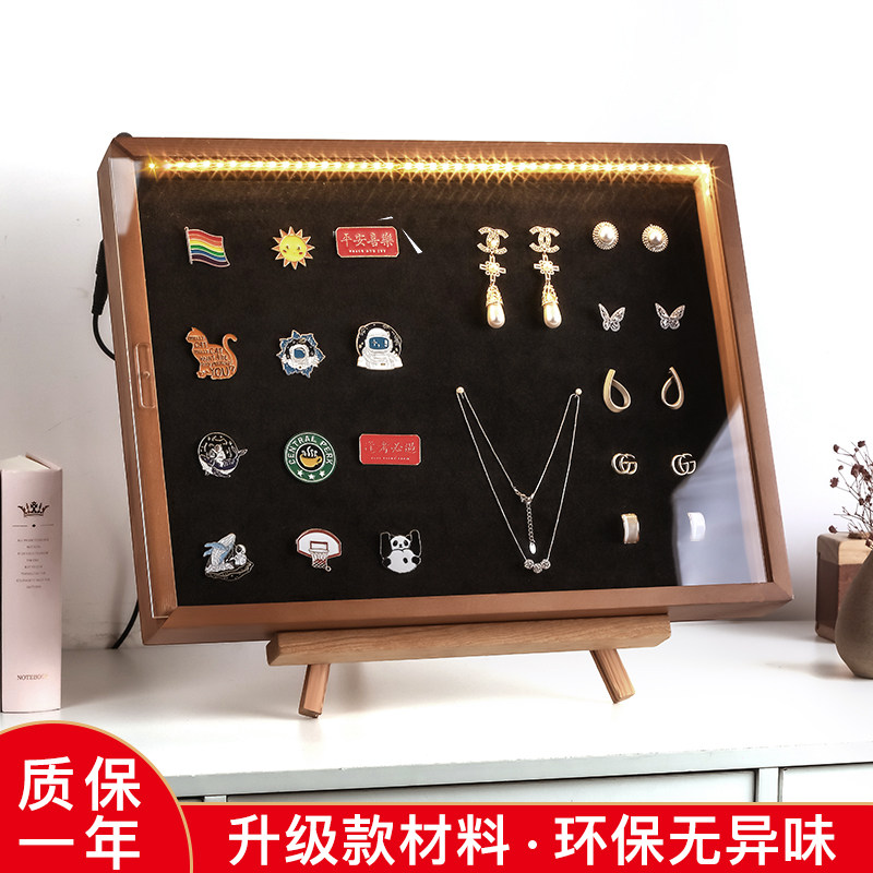 Dust-proof ring earrings jewelry rack earrings necklace rack earrings jewelry display stand acrylic jewelry props