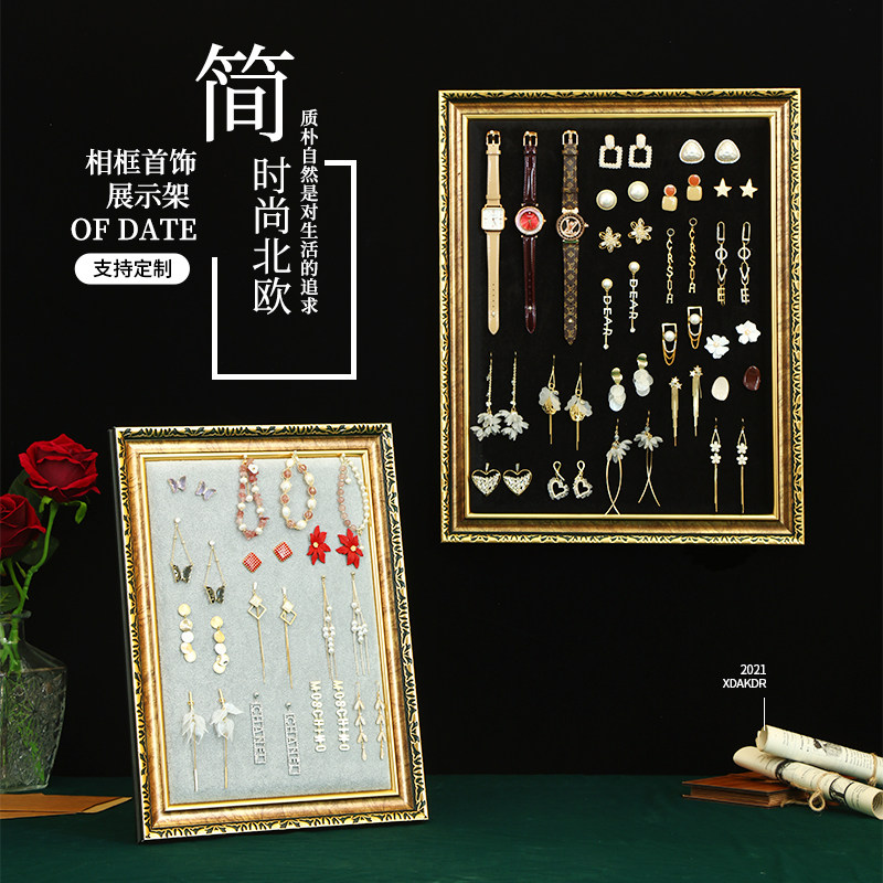 Jewelry Rack Earrings Necklace Storage Rack Earring Shelf Display Rack Jewelry Earrings Jewelry Props Display Small Ornaments