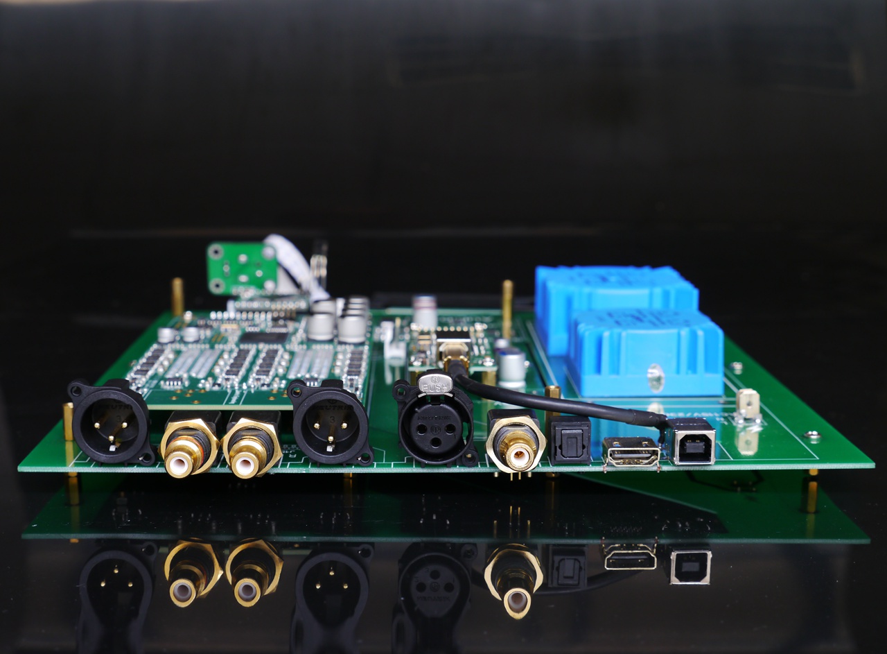 Denmark Soekris dam1021 r2r dac decoder supporting interface, display, control board