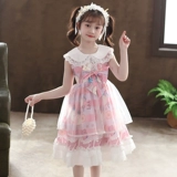 Летний детский наряд маленькой принцессы, оригинальное платье, стиль Лолита, коллекция 2021