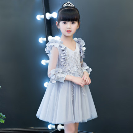 童装儿童秋季连衣裙2018新款韩版礼服公主裙