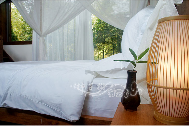 giường flounced lưới lanh vỏ mảnh tấm màn che Đông Nam gió phong cách retro Mỹ lưới Mediterranean nhà - Bed Skirts & Valances màn gió