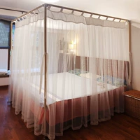 dây đai Velcro lát gạch gạc giường ngủ manti và trọ sáng Đông Nam gió lưới tùy chỉnh nước Mỹ - Bed Skirts & Valances màn gió đẹp