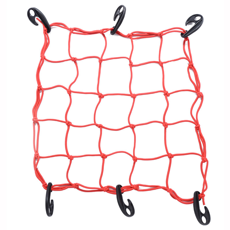 Bicycle locomotive equipment Luggage rope net Rubber band plastic elastic net Electric bike mountain bike luggage net