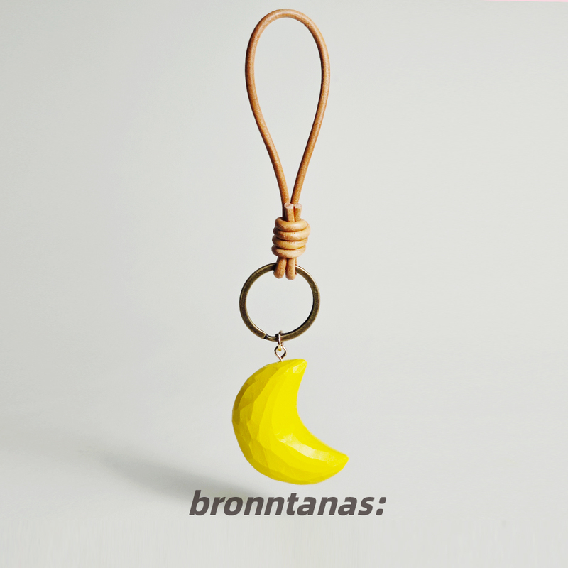Moon and Star Keychain Small Pendant Backpack Pendant Birthday Gift Jewelry Small Gift for Friends