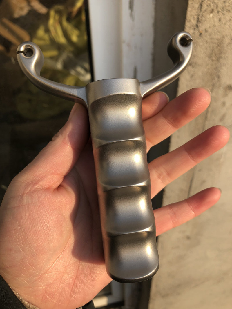 High-end high-end high-grade TC21 all titanium alloy one grab single card big gate slingshot card ball bow bow embryo outdoor competitive bow