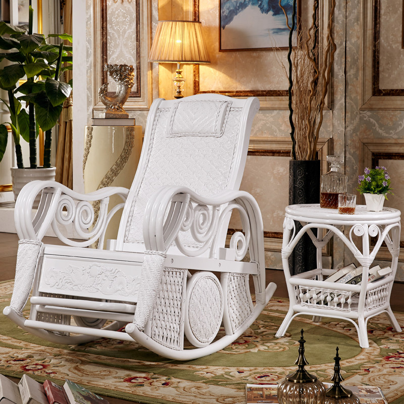 Balcony Fuji Chai Chai White Adult Nap Lunch Room Room Lady chair Leisure chair