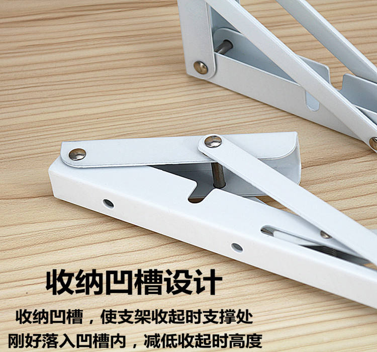 Mới gấp dày tam giác gấp hỗ trợ khung mùa xuân khung phân vùng giá chín tỷ lệ khung gấp kệ sách - Kệ kệ sách xương cá