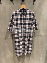51% off Mimi Hong Kong FRED PERRY 22 summer womens short-sleeved plaid shirt dress 3160