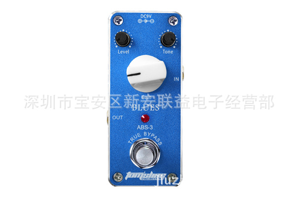 Anamora AROMA ABS-3 Blues overload jazz single block effect instrumental electric guitar distortion effectors