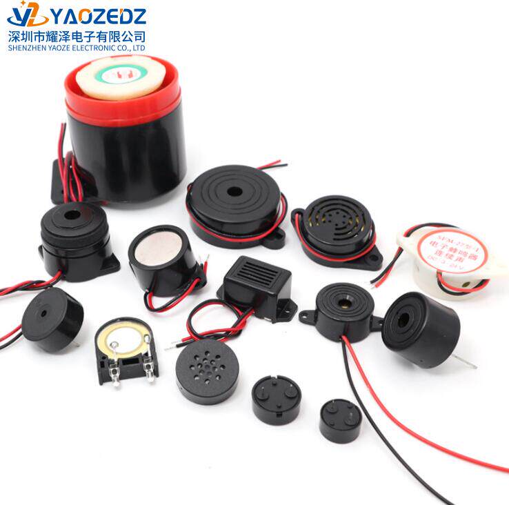 5V active passive buzzer siren electromagnetic universal sounder speaker flasher 3V12V24V