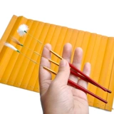 天艺 Глубокая деревянная ручка пружинная шелковая шермовая палка с курицей волосы белые волосы для волос