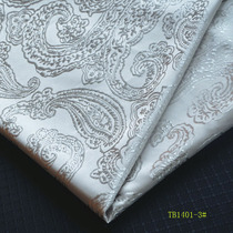 New Polyester jacquard fabric TB1401 silver vapor wire (width of 1 8 M = 15 m) DIY curtain wallpapers