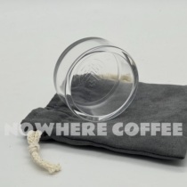 Test and observe the cloth powder. The effect of the pressing process is suitable for 58mm. Coffee cloth powder. Pressing powder and observing the transparent powder bowl.