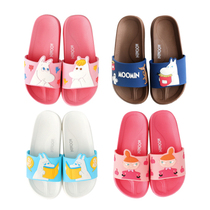 South Korea romane cartoon slippers summer home shoes one word men and women couples cute floor cool drag non-slip
