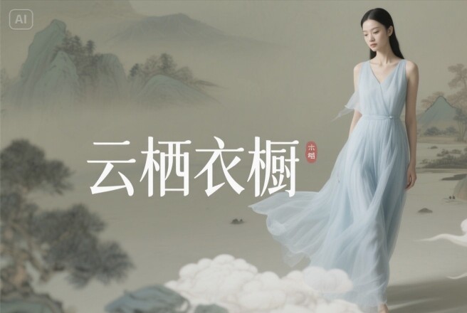 云栖衣境女装店的LOGO
