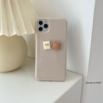 Homemade ins wind small crowdstereo cartoon mobile phone shell suitable iPhone11 iPhone11 12promax soft shell 78p female