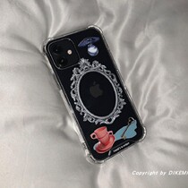 South Korean ins Little crowdpink Cup with iphone12 13 11ProMax XSmax8plus mobile phone shell