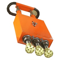 Hanging hair chiseling machine Hand-held high-speed rail tunnel three-head hair chiseling machine reservoir dam structure reinforcement 80-3 hair hammer