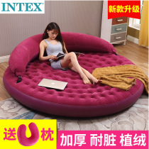 INTEX Inflatable bed single double mattress air cushion bed extra thick outdoor bedroom mattress hospitality bed