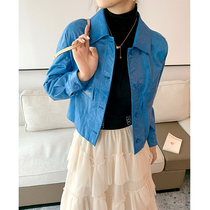  Off-code clearance simple Japanese Turkish light-coated sheepskin fur coat leather leather womens short coat trend