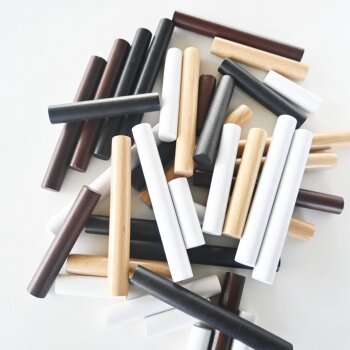 Solid wood hole board storage rack accessories small wooden stick log match stick wooden stick round stick pendant decoration 15mm round hole