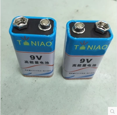 Pin vuông 9V 9V 1604G 6F22, pin xếp chồng lên nhau của đồng hồ vạn năng micrô - Micrô