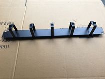 Cabinet wire rack duckbill wire management ring 1U distribution frame wire organizer plastic five-ring aviation cabinet wire wiring