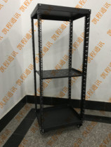 19-inch cabinet simple Open Rack Mobile aviation power amplifier chassis audio rack bracket shelf