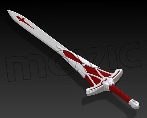 Hàng loạt chính hãng MOVIC Fate Apocrypha Modred Clarent Sword model - Capsule Đồ chơi / Búp bê / BJD / Đồ chơi binh sĩ mô hình anime one piece