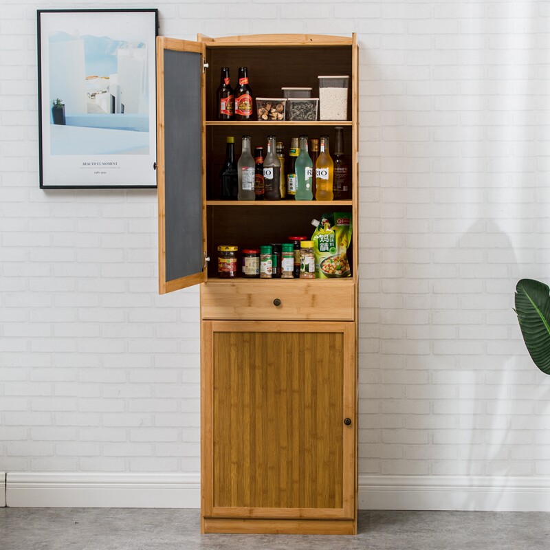 Meal cabinet Simple solid wood breathable storage cabinet tea cabinet cabinet cabinet contains small bowl cabinet