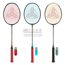 Prospector V5 Shenwei hand wrapped sword badminton racket High play carbon plume promotion