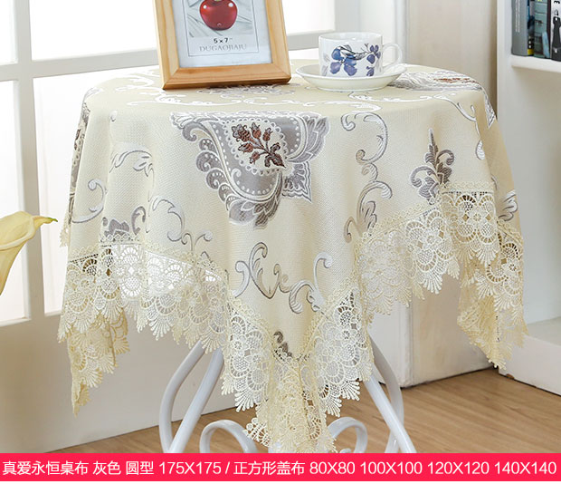 Tùy chỉnh lớn khăn trải bàn tròn vải châu Âu tròn vuông hình chữ nhật vải bàn nhà ăn bàn vải cà phê vải bàn khăn bàn tròn