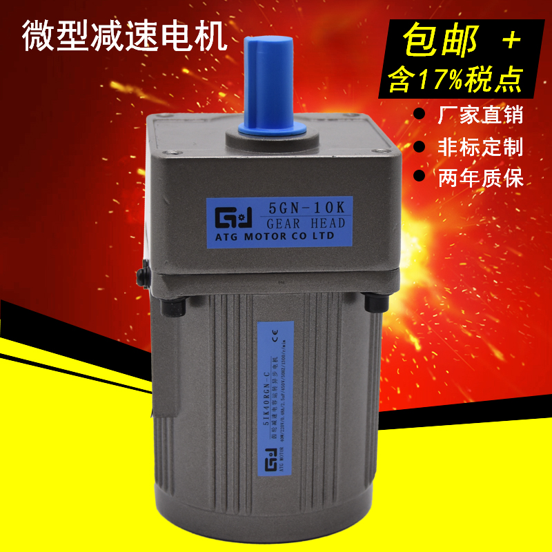 AC throttle motor reducer 5GN-10K motor 5IK40RGN-C inductive low speed motor single-phase