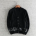 Áo len 100 len nam đan len Hàn Quốc áo len cổ chữ v giản dị Áo len nam áo len mỏng phần áo 5 triều hoodie nam Cardigan