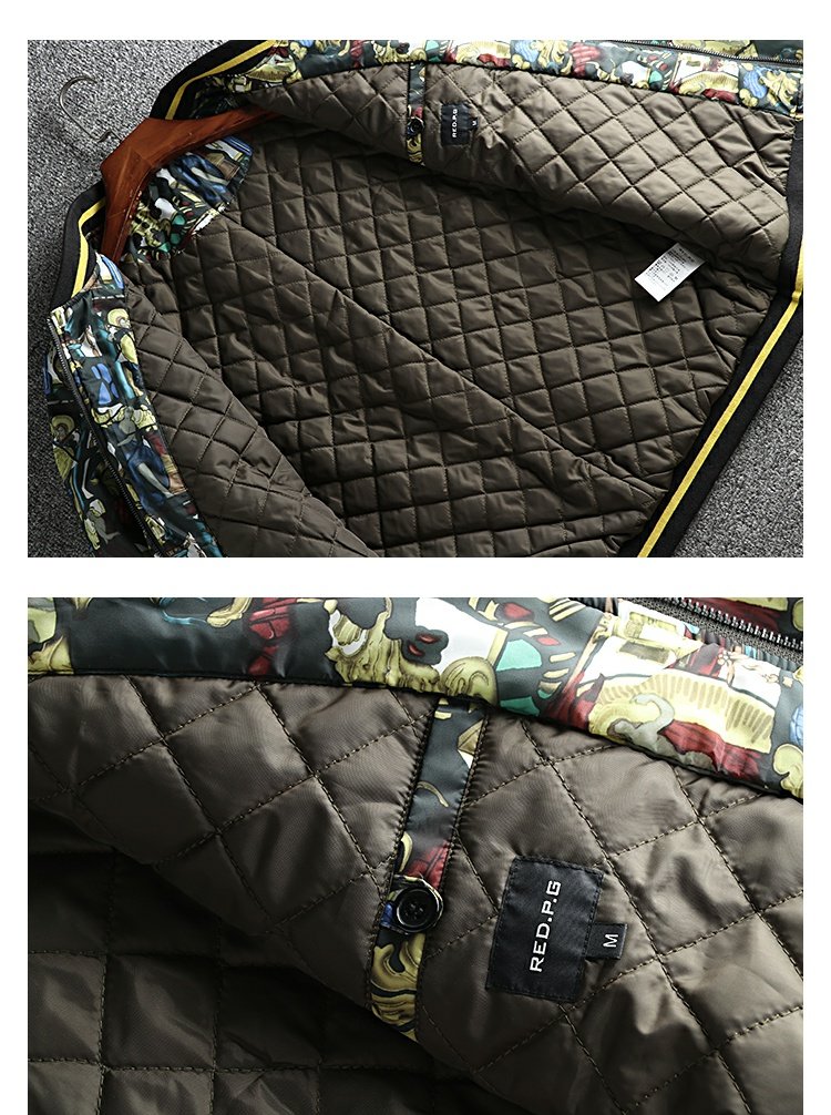 Quần áo cotton nam Phiên bản Hàn Quốc của bộ đồ ngắn tự trồng áo khoác thanh niên mùa thu và mùa đông mới đẹp trai quần áo bóng chày cotton giản dị nam 6217 áo khoác jean nam