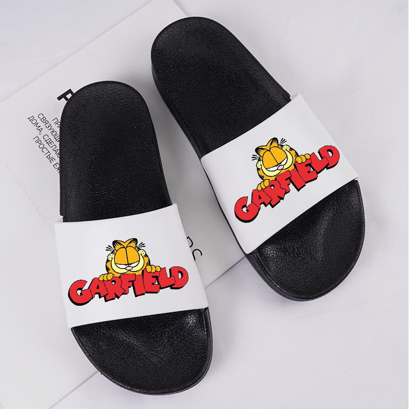 Garfield Slippers Are Cute, Cartoon-Like, Personalized, Creative, Trendy, Suitable for Students, Couples, and Parent-Child Use, with Soft Soles, Comfortable for Indoor and Outdoor Use, and Non-Slip