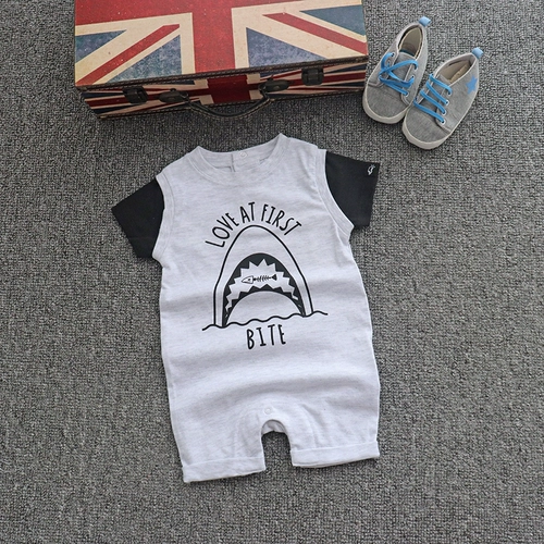 Детская летняя летняя одежда, боди для раннего возраста для выхода на улицу, короткий рукав, 0-24 мес.