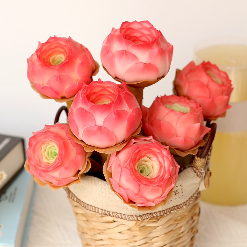Resin Clay Manually Emulated Multimeat Plant Potted Office Desk Swing Piece Mini Multimeat Handmade Flower DIY-Taobao